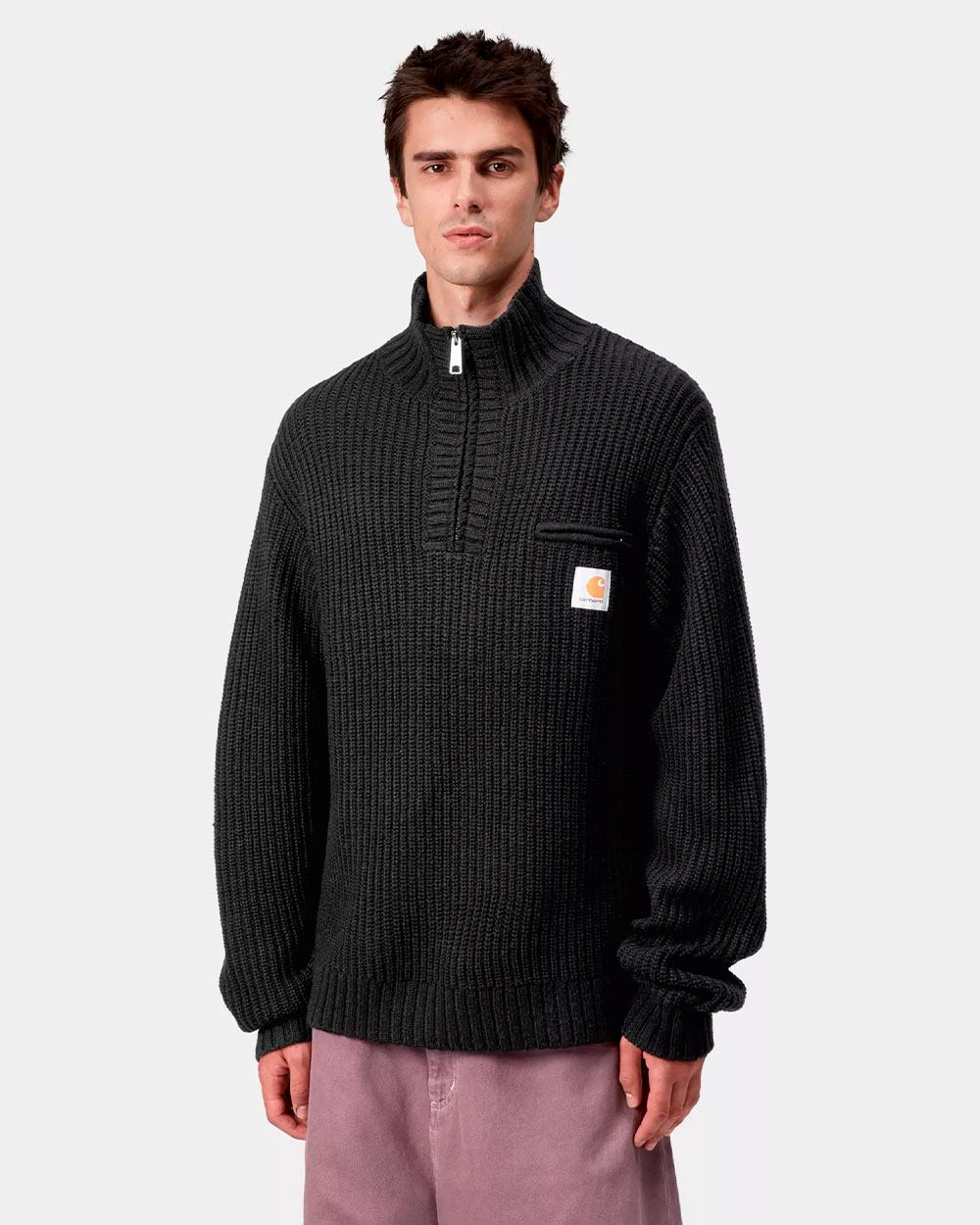 Свитер Carhartt WIP Detroit Half Zip Sweater