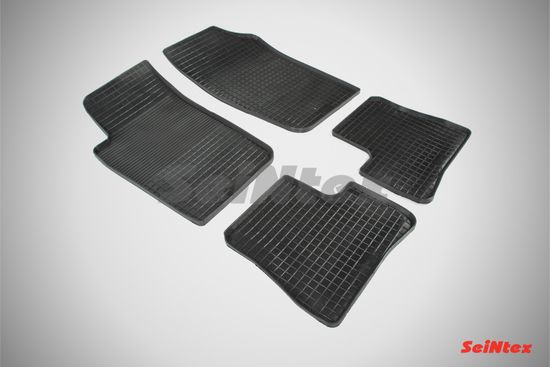 Резиновые коврики в салон Peugeot 206 (1998-2012) "Сетка"