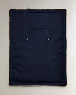 Zara Home плед из полиэстера, синий, 70x100 см