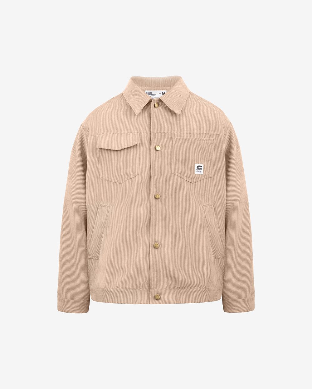 Куртка Called a Garment Corduroy work Светло-бежевая