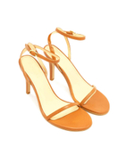 Кожаные босоножки на шпильках otis Alohas - коричневый(S100138)