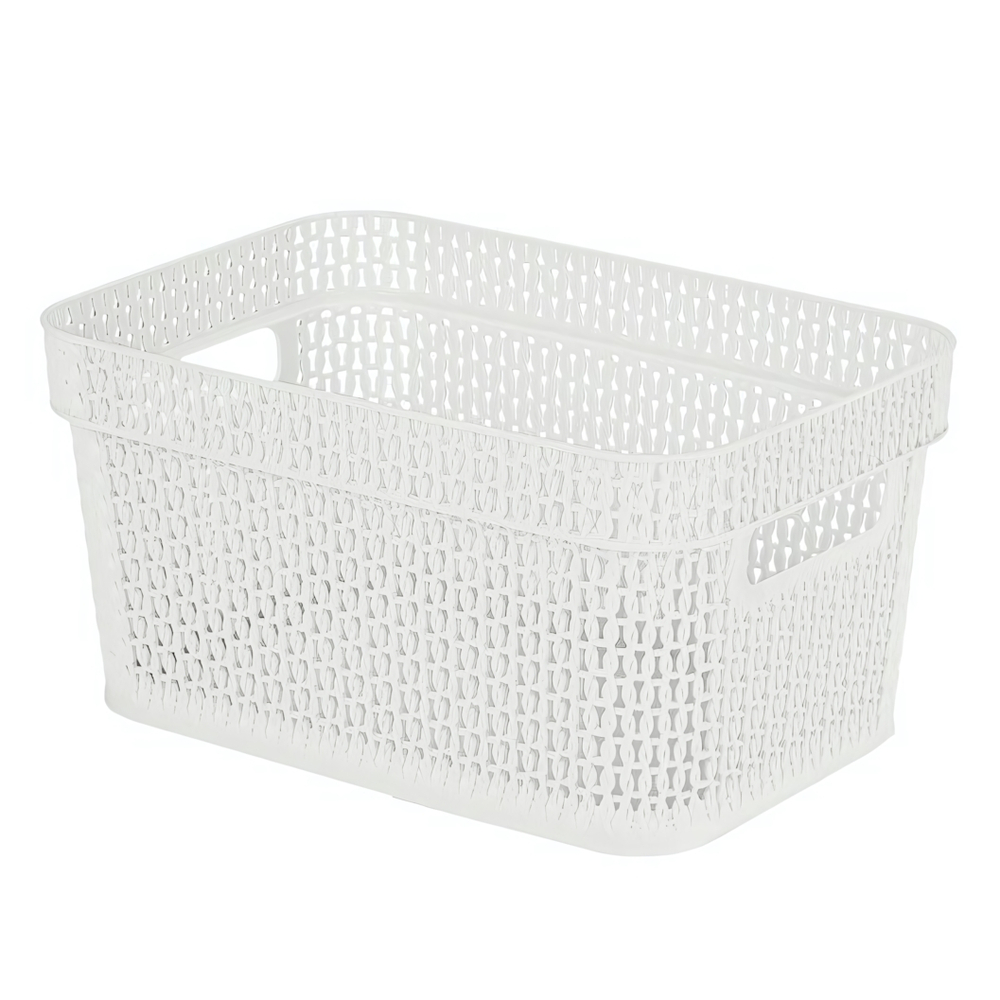 Корзина для хранения Keeplex Ajur с л 27,1х18,3х13,7см белое облако
