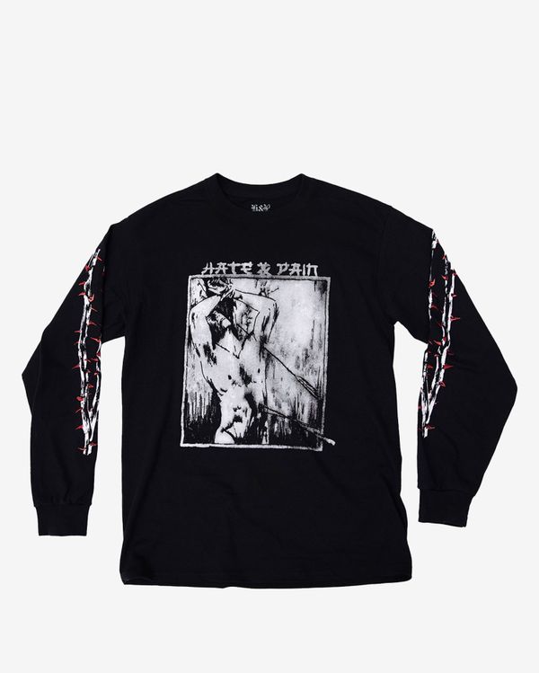Лонгслив Hate&Pain Mishima черный - фото 1