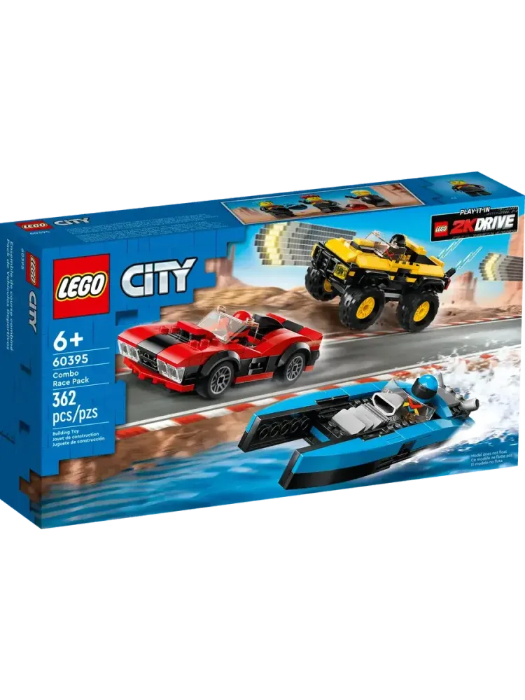 Конструктор City 60395 Комбо-гонка машинки