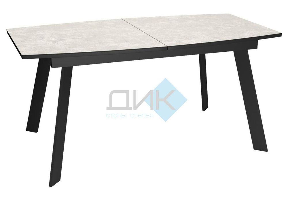 Стол DikLine ХL160 опоры чёрные