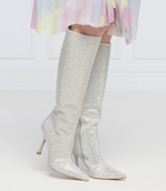 Сапоги казаки на шпильке LIU JO X LEONIE HANNE GLAM 02 Liu Jo - серебряный(SA2711 TX001)