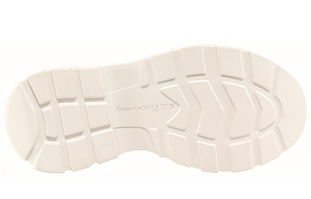 Alexander McQueen Tread Slick Boot Canvas White White Women"s