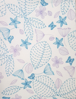 Рулонные шторы "Адажио цвет синий"