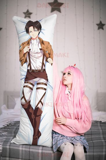 Дакимакура Леви Аккерман арт. 0248