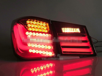 Задние фонари Шевроле Круз V7 type [Комплект Л+П; Светодиодные; Красные]