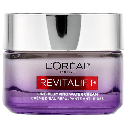L'Oréal, микрогиалуроновая кислота с керамидами, водный крем для разглаживания морщин, 48 г (1,7 унции)