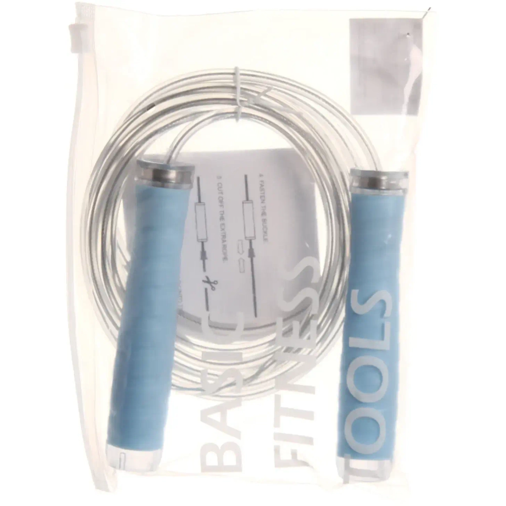 Скакалка с подшипниками RICHO RQ-JR-PL03, 3 м, ручка 125 мм, голубой