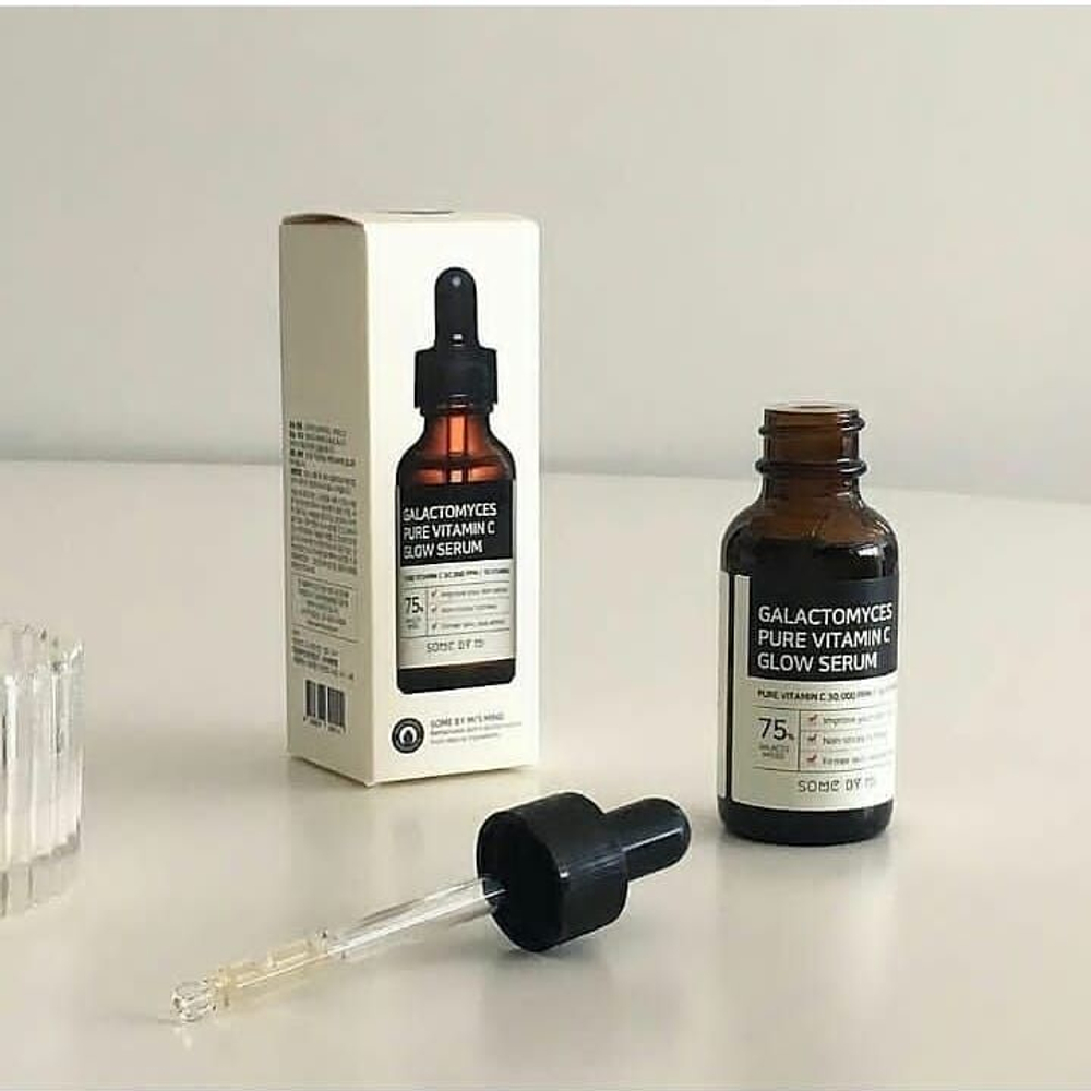 Осветляющая сыворотка с витамином С Some By Mi Galactomyces Pure Vitamin C Glow Serum Срок март 2026