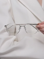 Очки для компьютера имиджевые защитные прозрачные нулевки