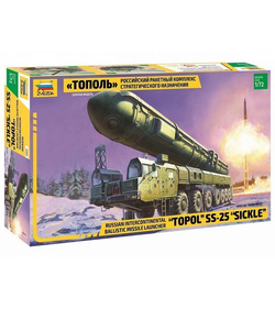 Сборная модель ZVEZDA Российский РКСН "Тополь", 1/72