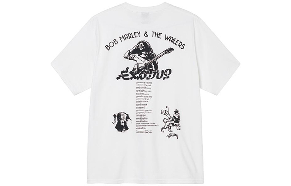 Футболки Stussy x Bob Marley & The Wailers Gear Exodus Tee Logo T, 3903712