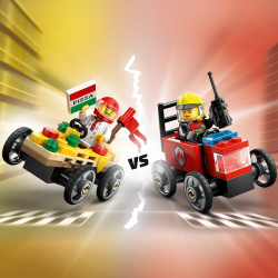 LEGO City / Гоночный набор: пицца против пожарной машины/ 60458