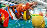 Коммерческий надувной батут "Динопарк"