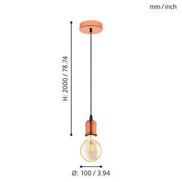 Подвесной светильник 1*E27 32542 медный YORTH Eglo