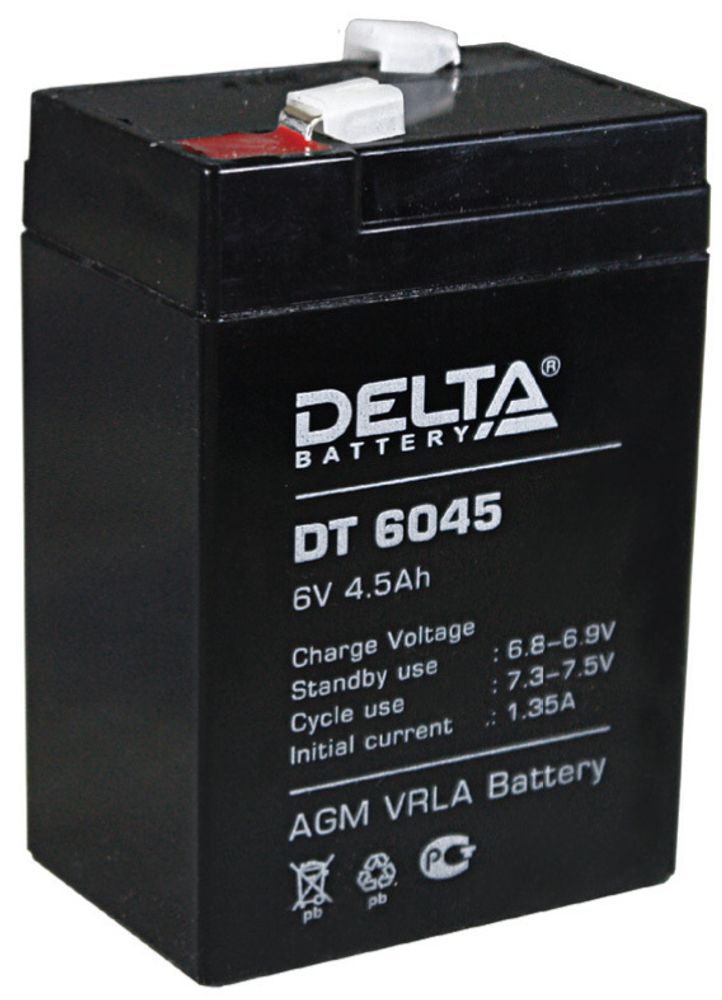 DELTA DT 6045 аккумулятор