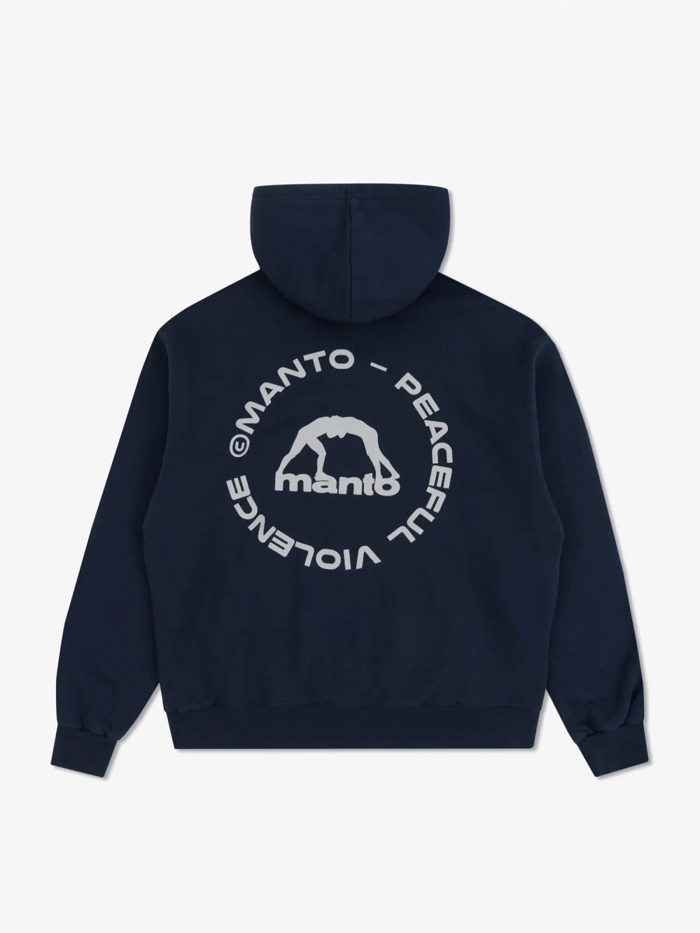 Худи MANTO LABEL 25 OVERSIZE темно-синее