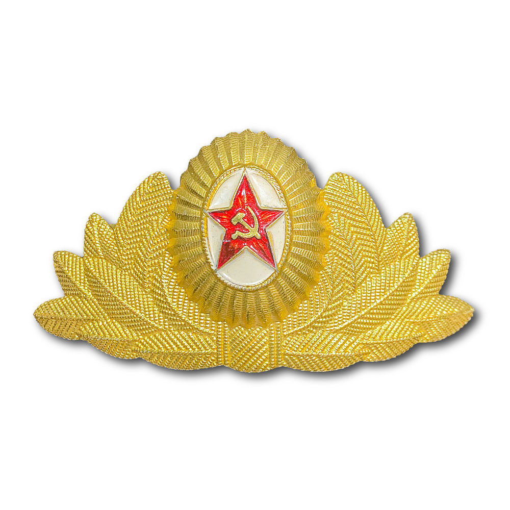 Кокарда Общевойсковая СССР Парадная Золотистая | ATRIBUTICASTORE.RU