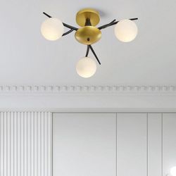 Потолочная люстра Arte Milano Neapolis-73408 273408/3 BK/GD