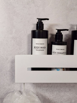 Полка настенная прямая белая MetaDec Sideline 30см