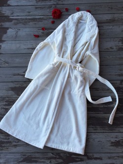 Халат Sandri Luciana молочный