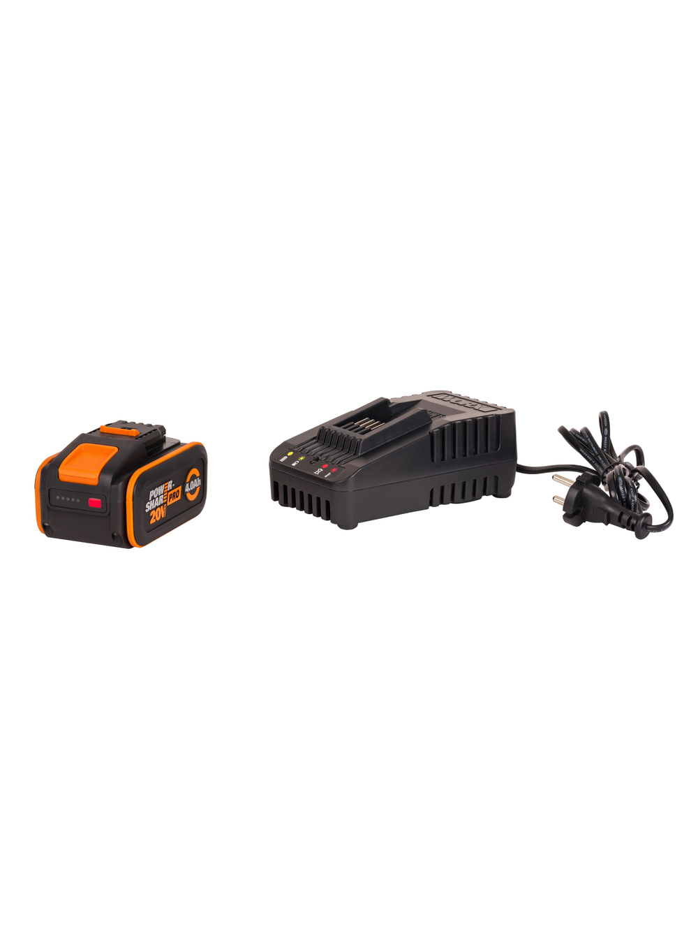 Комплект WORX WA3611: Двойное зарядное устройство WA3883