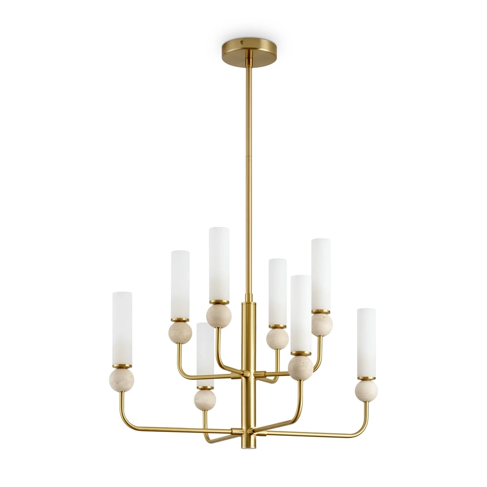 Люстра на штанге Freya SUNSPOT FR5482CL-08BS