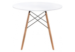 Стол деревянный Woodville Table 80 white, wood