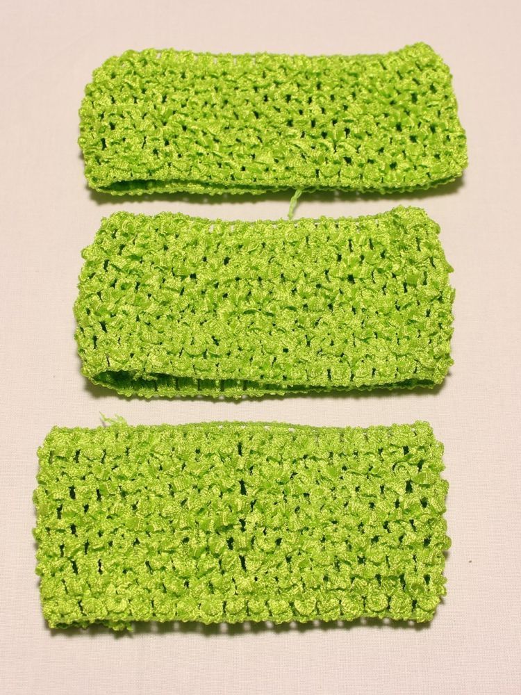 Повязка ажурная, 70 мм, цвет №29 зеленый (1 уп = 12 шт)