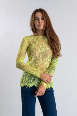 Кружевной лонгслив