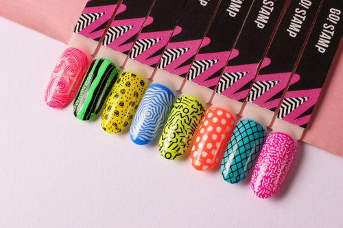 GO! Stamp Пластина для стемпинга 009 Psychedelic