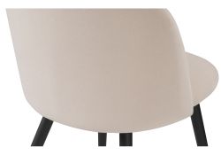 Стул на металлокаркасе Gabi beige / black / gold