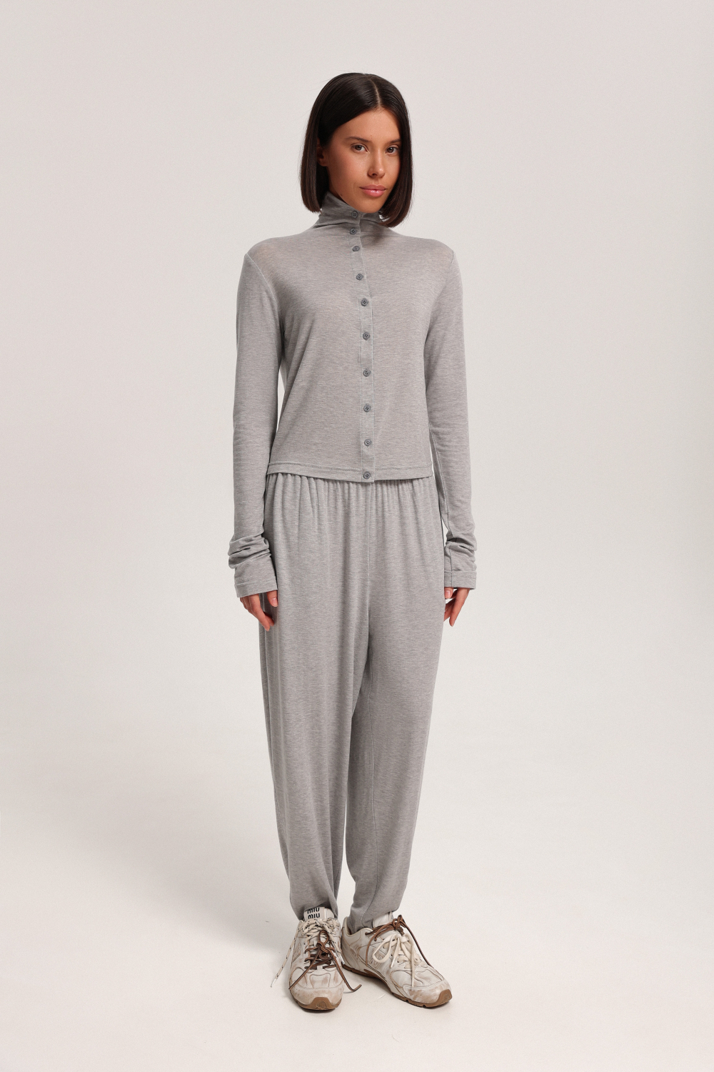 Кардиган из тонкого трикотажа