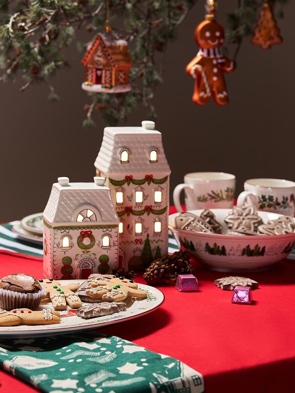 Блюдо сервировочное Nordic winter из коллекции New Year Essential, 34,6х24 см