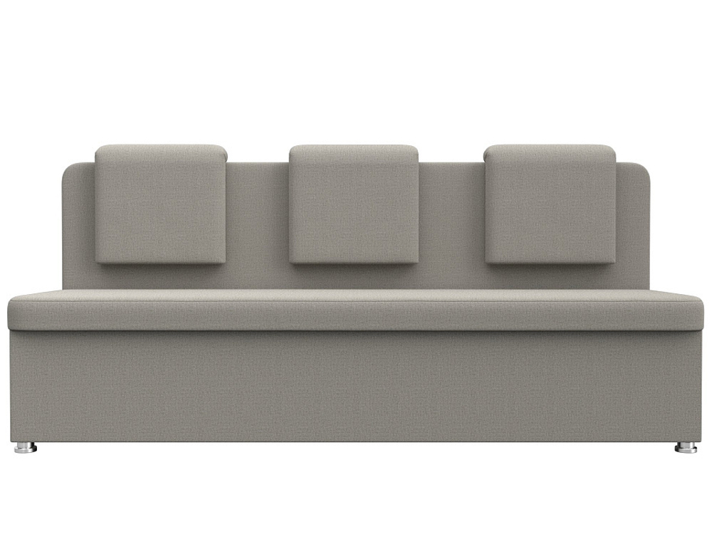 Диван кухонный прямой Маккон 3-х местный, Амур 02 бежевый, Рогожка, 125865