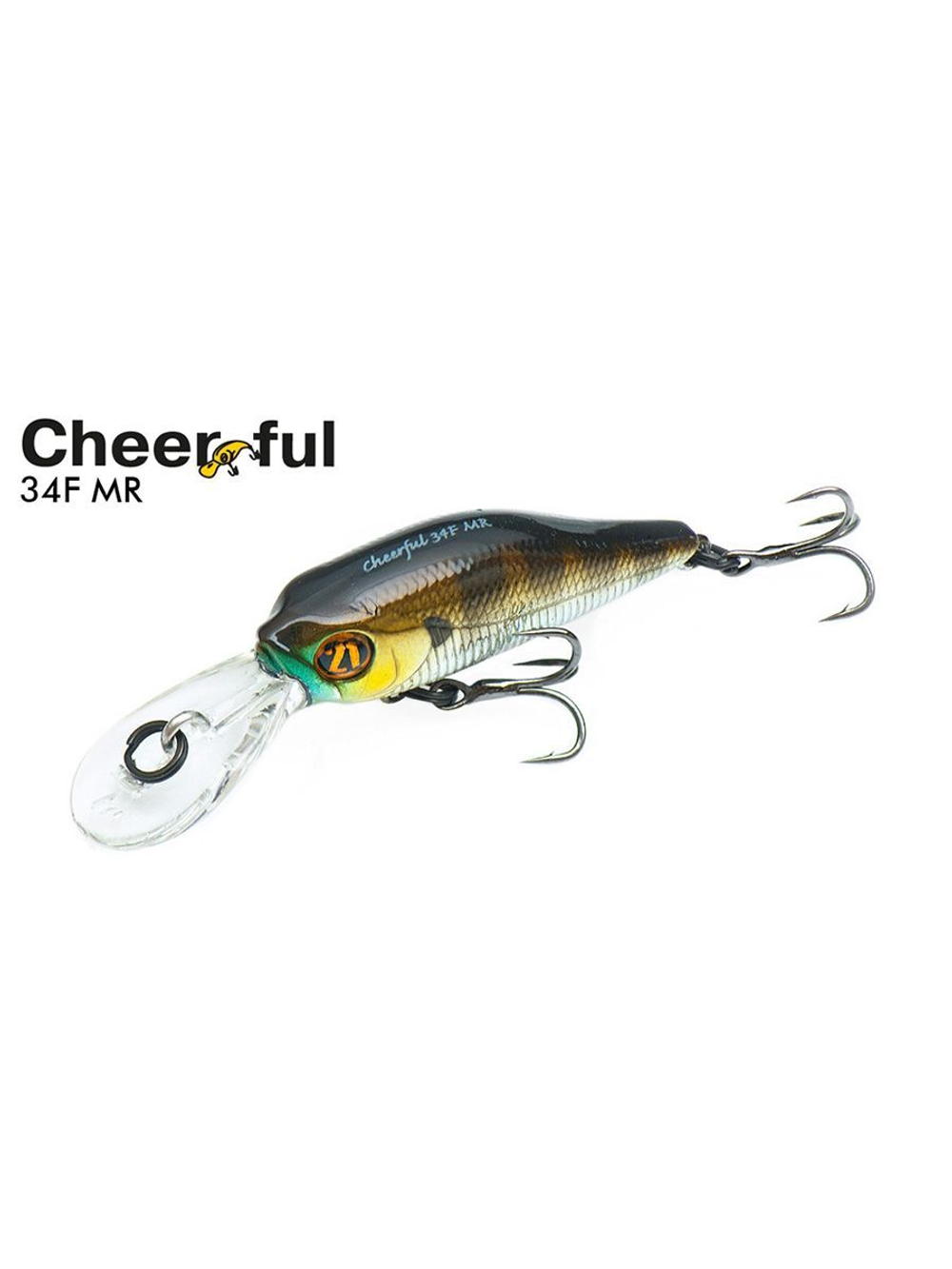 Воблер Cheerful 34F-MR 34мм. 1.6гр. заглубление 0.6-1 м. R46