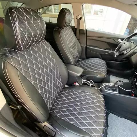 Авточехлы правый руль на 2 ряда (на заказ)