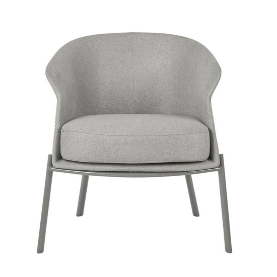 Кресло Wally Metal цвет серый