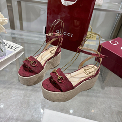 Gucci Horsebit Flatform Sandal