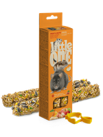 Little One Лакомство для хомяков, крыс, мышей и песчанок с фруктами и орехами 2*60 г