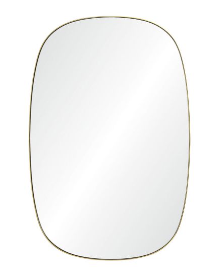 Золотое настенное зеркало “Вейл”