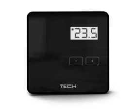 Терморегулятор комнатный проводной Tech R-9b, черный