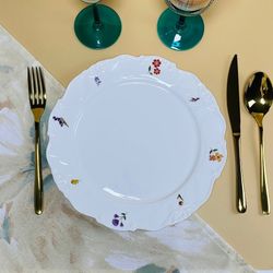 Lenardi 109-204 Набор из 6 тарелок 26см КРОКУС в под.уп.(х6)Фарфор