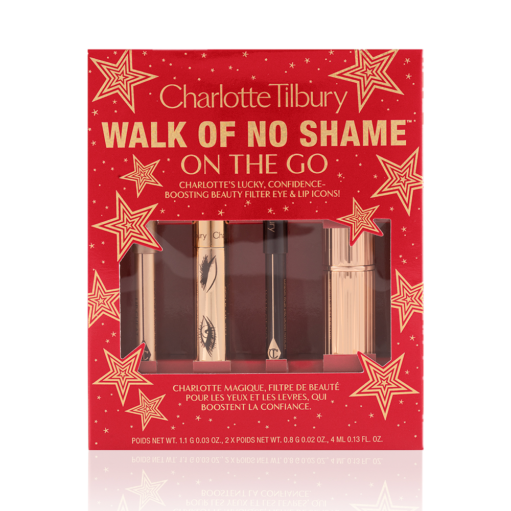 Charlotte Tilbury Walk Of No Shame On The Go: Red Makeup Gift Set