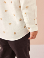 Рубашка для мальчика Next K83-269, Молочный