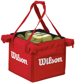 Корзина для мячей Wilson Teaching Cart Red Bag